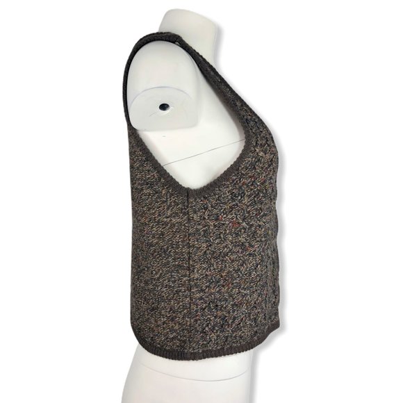 Vintage Kitty Hawk Knitted Button Up Sweater Vest - Picture 3 of 8